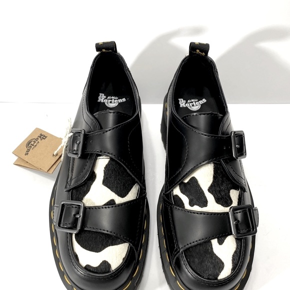 NEW DR MARTENS SIDNEY HAIR ON CREEPER PLATFORM - Picture 8 of 12